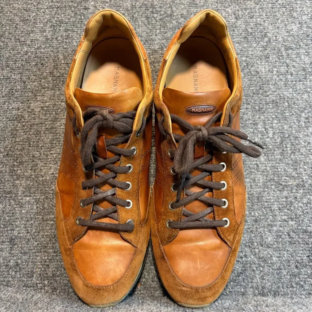 Magnanni brown leather